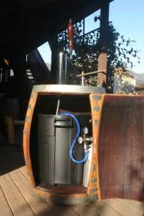 Wine Barrel Portable Beer Dispenser Kegerator Jockey I Score Perfect