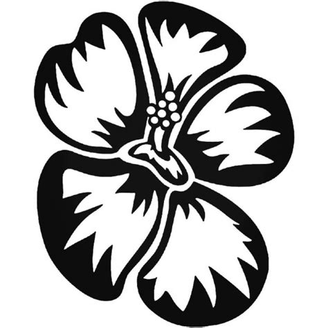 Buy Hawaii Hibiscus Flower Vinyl Decal Sticker Online