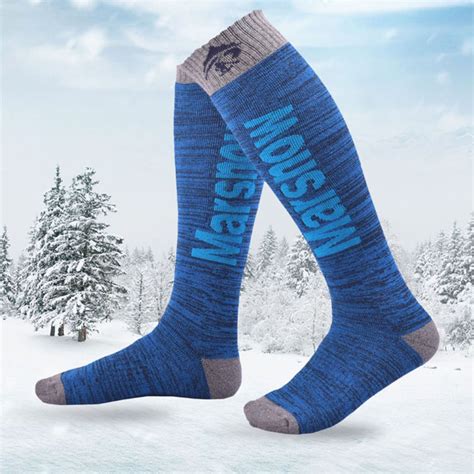 Professional Warm Heated Snowboard Socks Men Winter Warming Warm