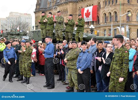 Canada Honours Veterans Who Served In Afghanistan Editorial Stock Image