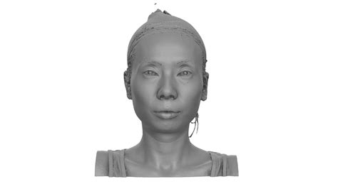 Raw Head Scan 3d Model Ishikawa Flippednormals