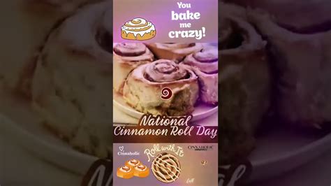 Happy National Cinnamon Roll Day Youtube