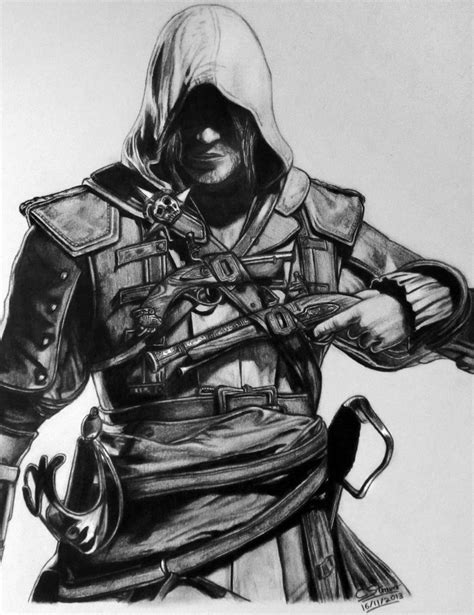 Assassins Creed Sketch Drawing Skill