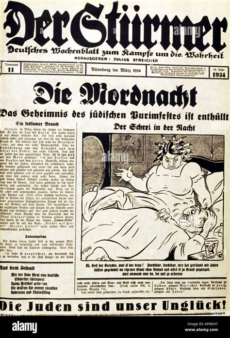 Nationalsozialismus Nationalsozialismus Presse Zeitung Der Stürmer Nr 11 Nürnberg März