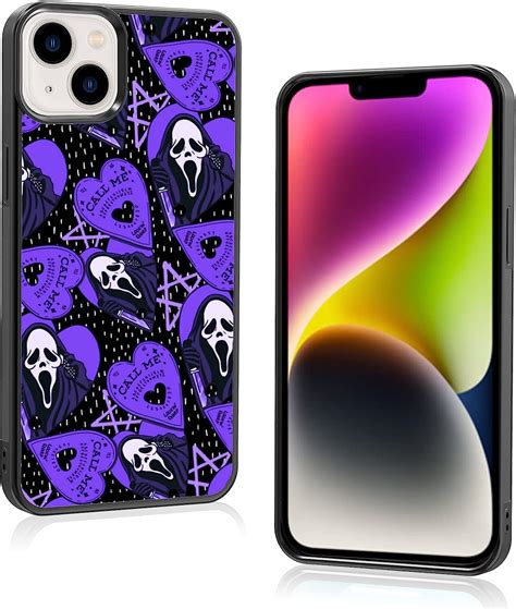 Amazon Com TRADAY Horror Halloween Phone Case Spooky IPhone Case Compatible With IPhone Plus
