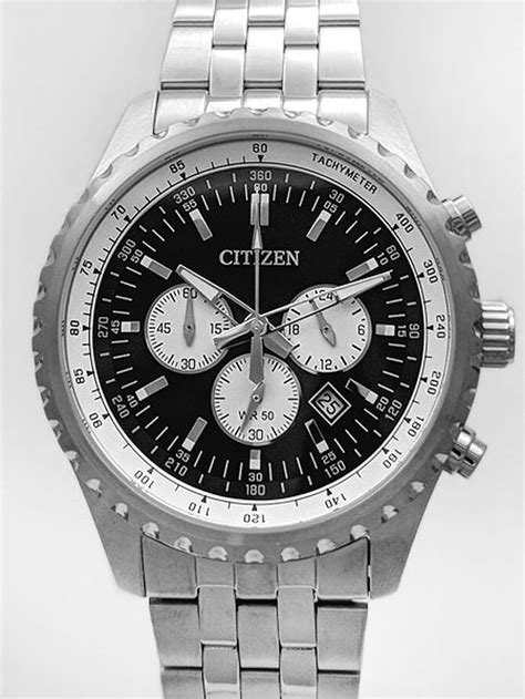Citizen Quartz Chronograph Watch With A 24 Hour Sub Dial An8061 54e
