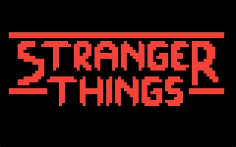 Pixilart Stranger Things Logo By Tanitar 44