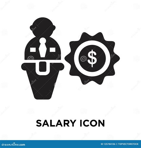 Salary Icon Vector Isolated On White Background Logo Concept Of Stock