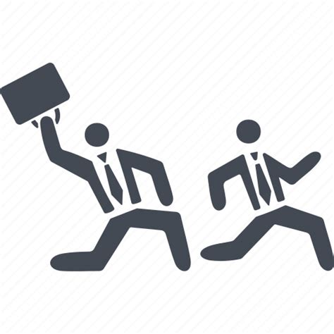 Business People Conflict Clash Conflict Fight Icon