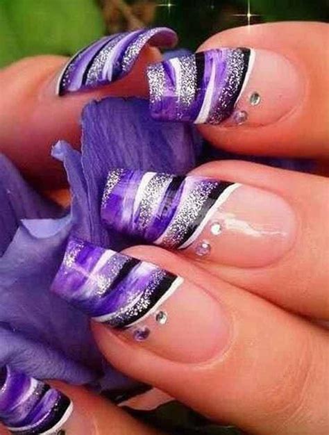 Attention To The Semi Permanent Varnish Purple Nail Designs Purple