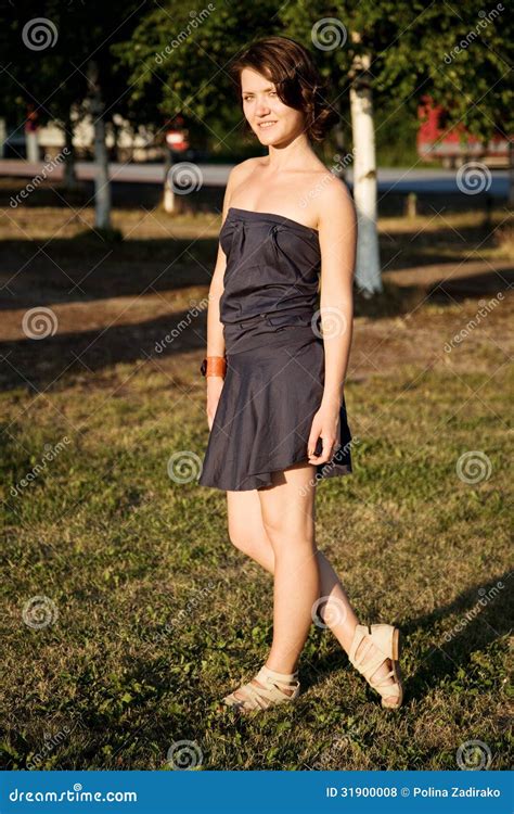 Portrait Of The Girl In The Park Stock Photo Image Of Outdoor Pretty