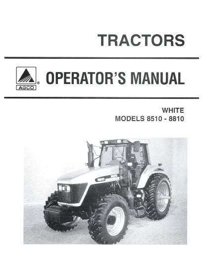 Agco Technical Publications White Tractortractors Agricultural Wheeled