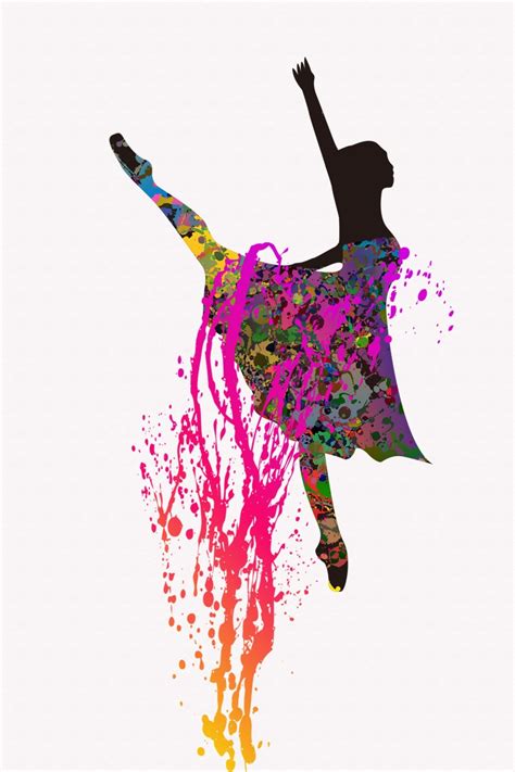Ballerina Watercolor Art Print Ballet Decor Dancer T Dance Teacher