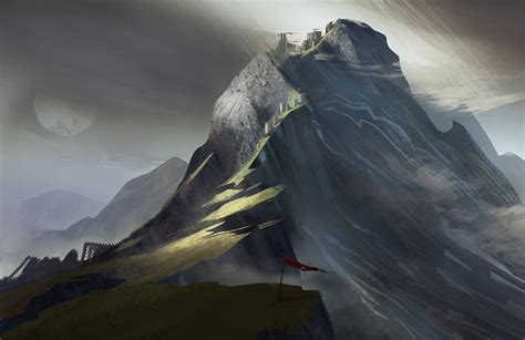 Fantasy Art Mountain Pass Mountain Wallpaper Creative And Fantasy