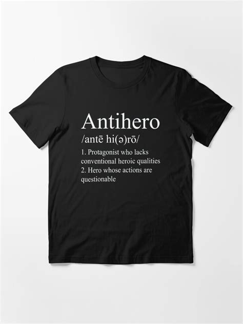Anti Hero Definition V2 T Shirt For Sale By Rolito86 Redbubble