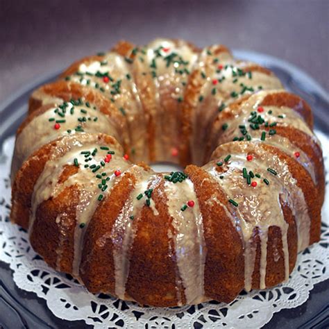 A delicious indulgent holiday treat that can be made with your favorite eggnog. Easy Egg Nog Bundt Cake | Mayhem in the Kitchen!