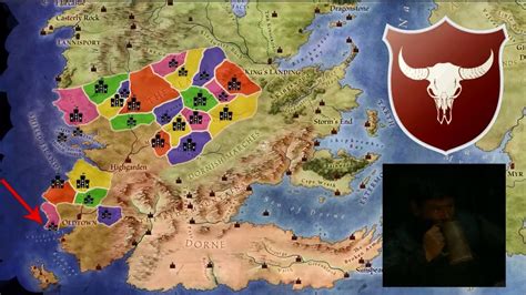 Game Of Thrones North Houses Map Game Fans Hub