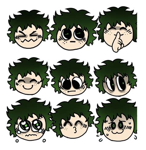 Villain Deku Emojis In 2020 Villain Deku Emoji Anime