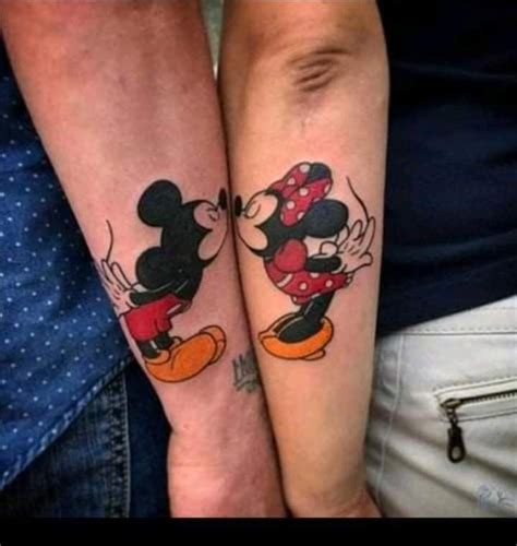 Pin By Saúl Jr On Dibujos Couple Tattoos Disney Couple Tattoos Mickey Tattoo