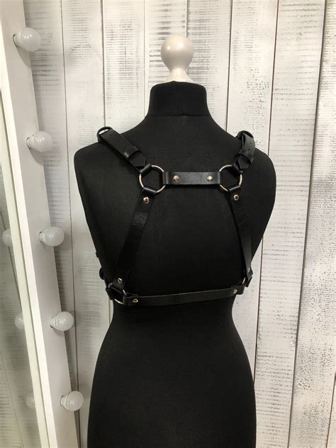 Womens Harness Leather Women Leather Harness Leather Etsy