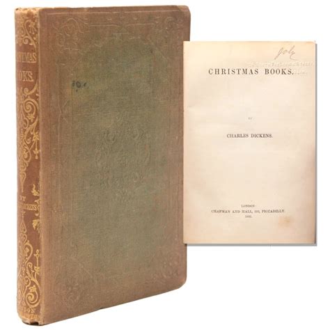 Christmas Books Charles Dickens First English Collected Edition
