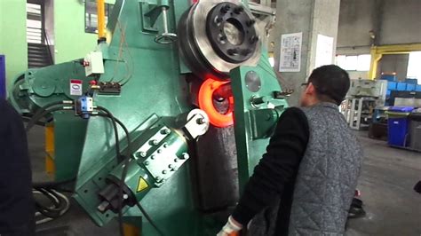 Anyang D51 1000 Ring Rolling Machine Working In Albaksan Istanbul