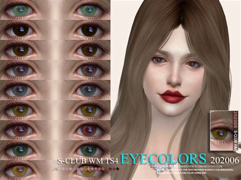 S Club Wm Ts4 Eyecolors 202006 The Sims 4 Catalog