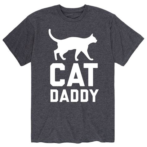 Instant Message Cat Daddy Mens Short Sleeve Graphic T Shirt
