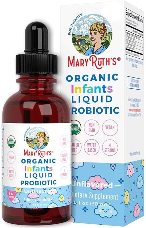 Maryruths Organic Infant Probiotic Liquid Drops 60 Servings 1 Fl Oz
