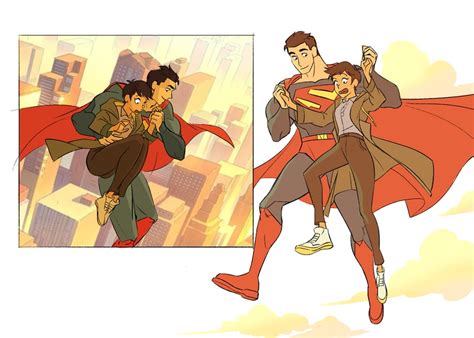 Superman Clark Kent And Lois Lane Dc Comics And More Drawn By Ssinaeganda Danbooru
