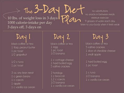 The 3 Diet Plan Health Blog