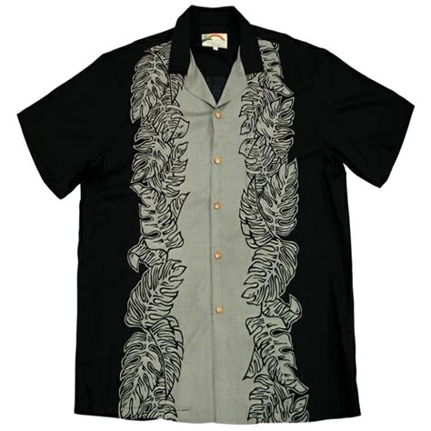 Men S Paradise Found Aloha Short Sleeve Camp Shirt Monstera Panel