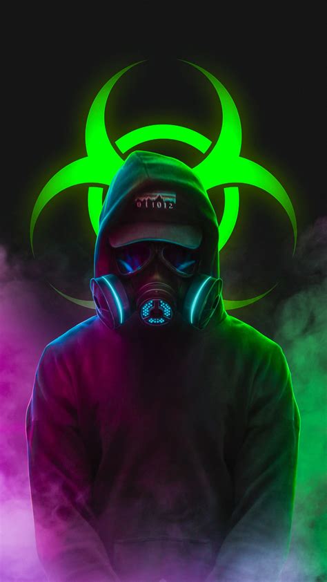 Gas Mask Anonymous Hoodie Guy