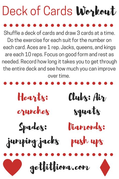 Check spelling or type a new query. Full Body Deck of Cards Workout - Get Fit Fiona