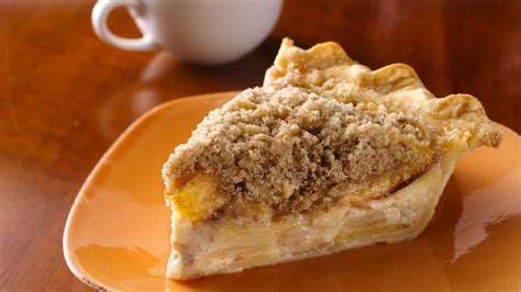 Click the link for recipes linkinbio.sprinklr.com/pillsbury. Sour Cream-Apple Pie recipe from Pillsbury.com