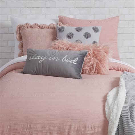 Dusty Rose Scarlett Comforter And Sham Set Dormify Dorm Room Themes Pink Dorm Rooms Girls