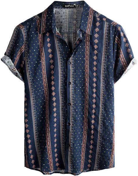 Buy Mens Casual Hawaiian Shirts Short Sleeve Button Down Beach Shirts