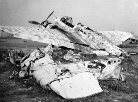 Junkers Ju 88 G Wreckage World War Photos