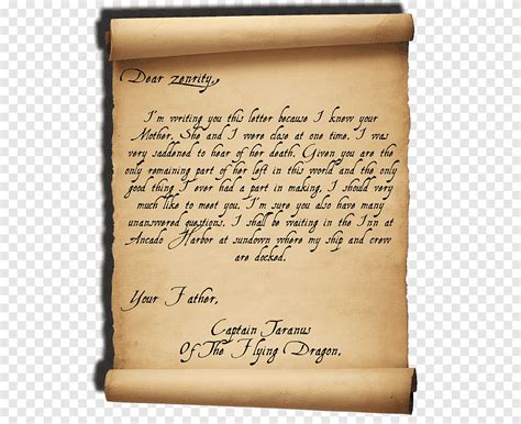 Free Download Paper Scroll Handwriting Sekhmet Text Scroll Png