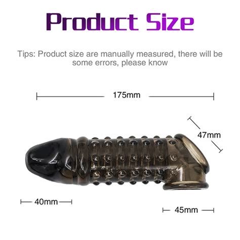 reusable penis extender cock rings delay ejaculation penis condoms dick sleeve silicone glans