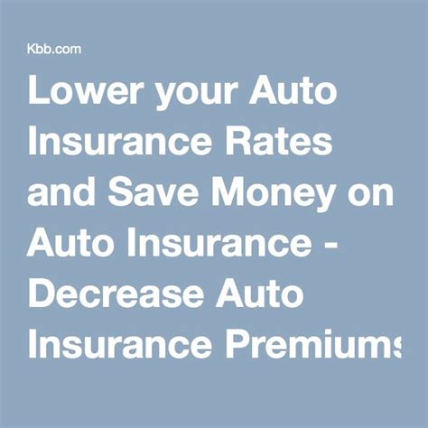 Lower Your Auto Insurance Rates And Save Money On Auto Insurance