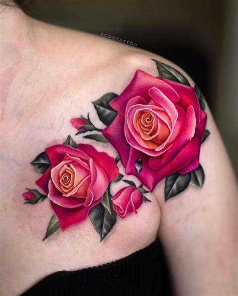 Rose Tattoos For Women Leg Tattoos Women Classy Tattoos Elegant Tattoos Wicked Tattoos Body