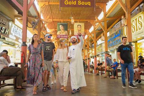 Dubai Guided Walking Tour With Creek Souks And Street Food Getyourguide