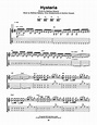 Hysteria Guitar Tab by Muse (Guitar Tab – 165302)
