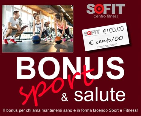 Bonus Sport E Salute So Fit Centro Fitness