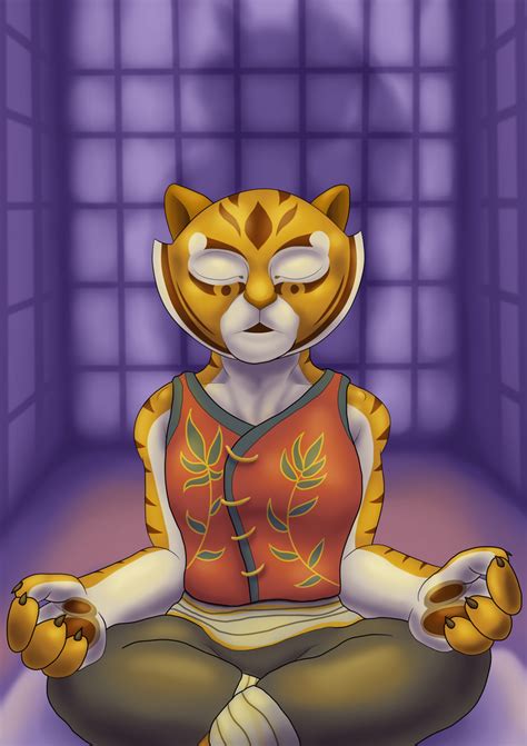 Master Tigress Finds Inner Peace Clothed By SacrificAbominat On