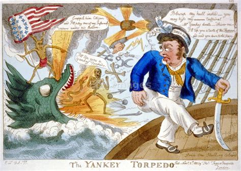 Eon Images War Of 1812 Cartoon About American Torpedoes