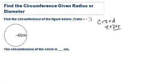 Circumference Example 1 Video Geometry Ck 12 Foundation