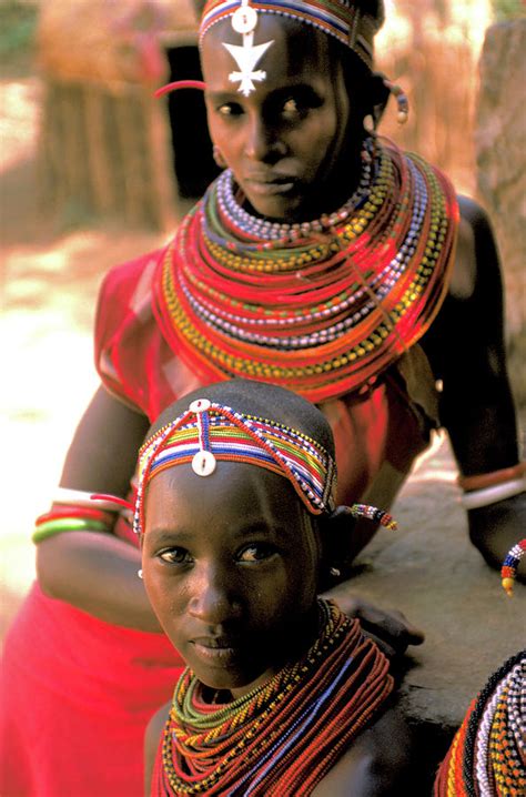 Samburu Women Wearing Beads Photograph By Carl Purcell Fine Art America