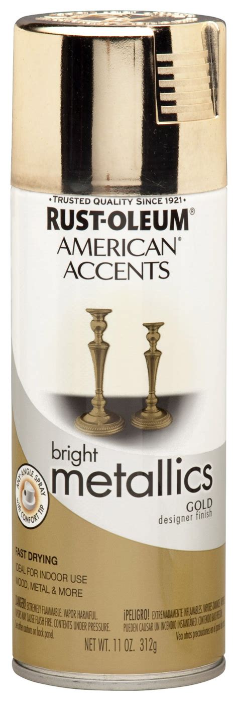 Rust Oleum 269474 American Accents Ultra Cover Spray Paint Gold 11